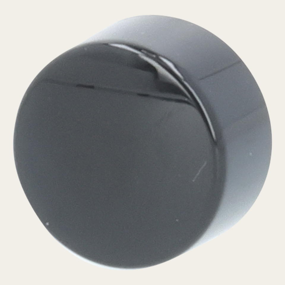 Rotary knob black  ø20 for wave D=4.8mm