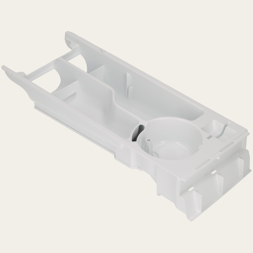 Detergent dispenser drawer welded