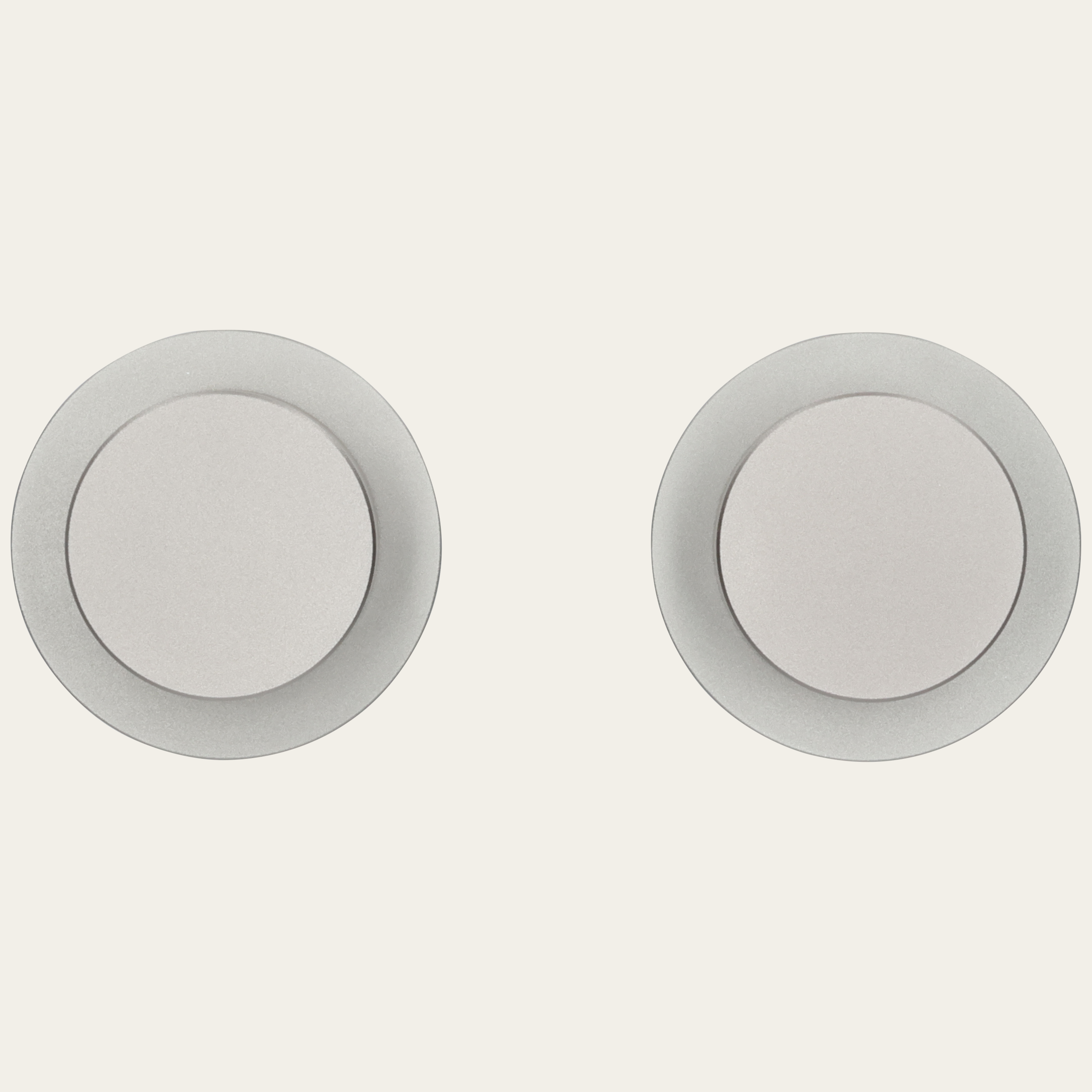 Dial set (2 pieces, Platinum)