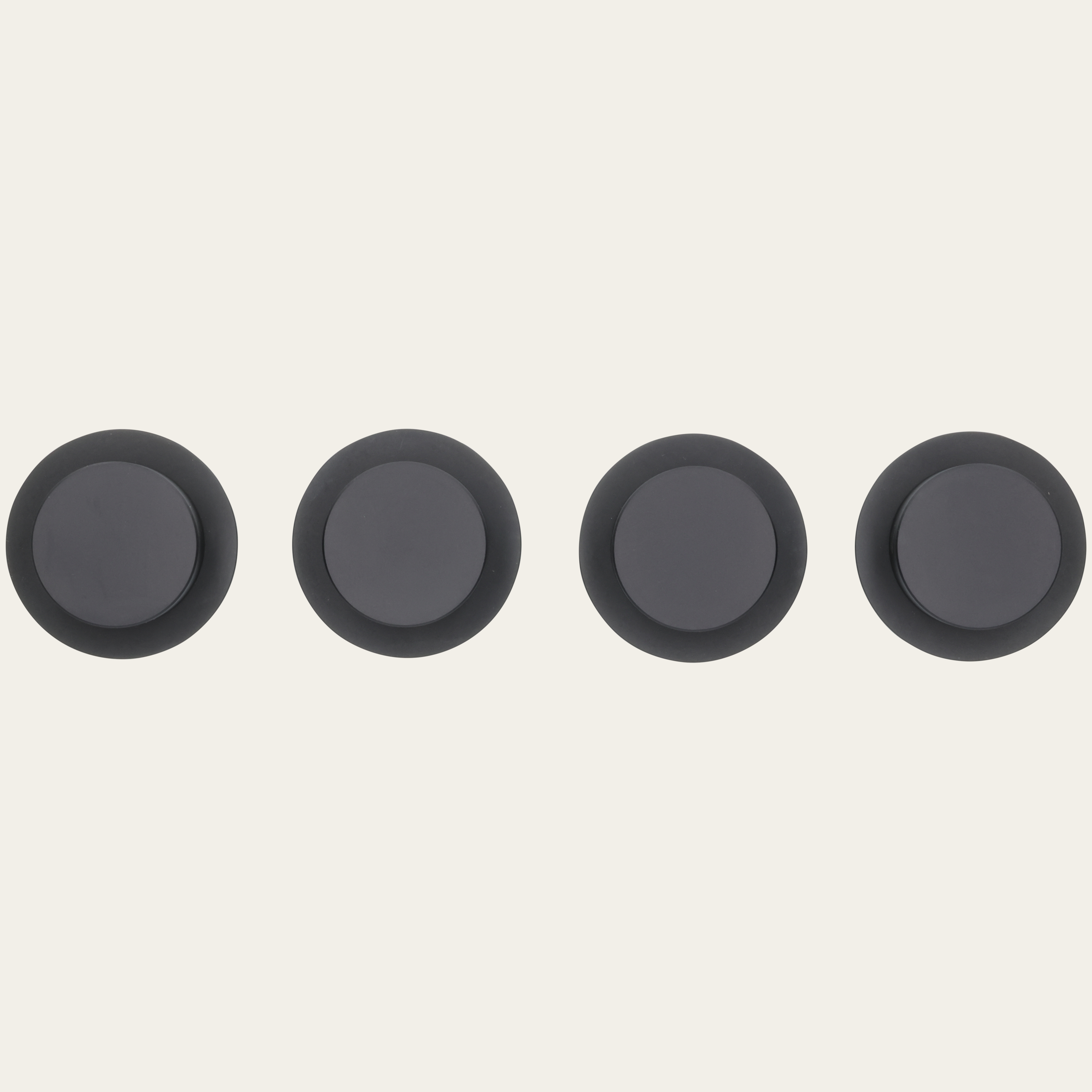 Dial set (4 pieces, black)