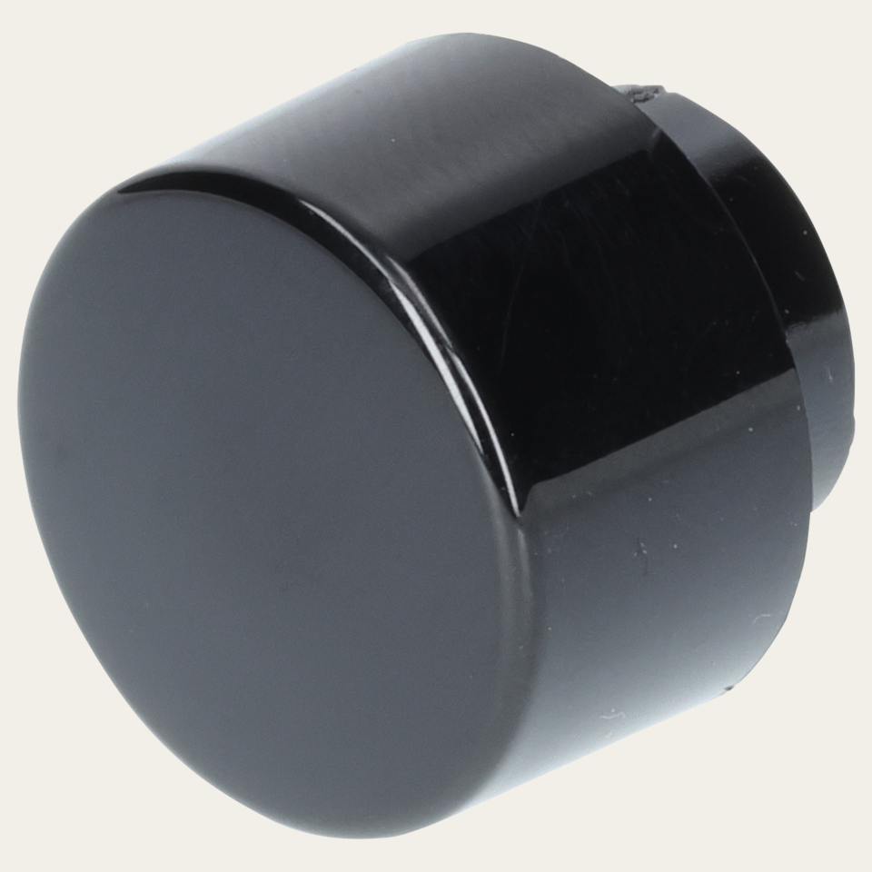 Rotary knob black / D=4.8mm / cpl.