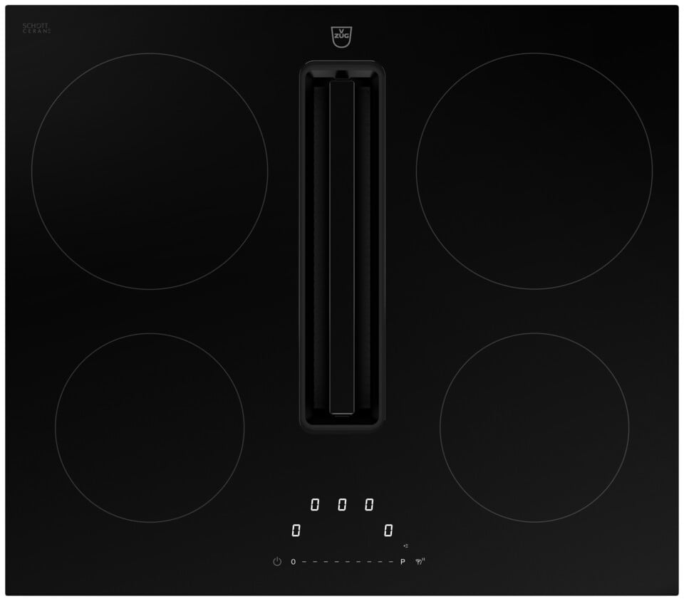 V-ZUG Table de cuisson CombiCookTop V2000 I604, Induction avec hotte
