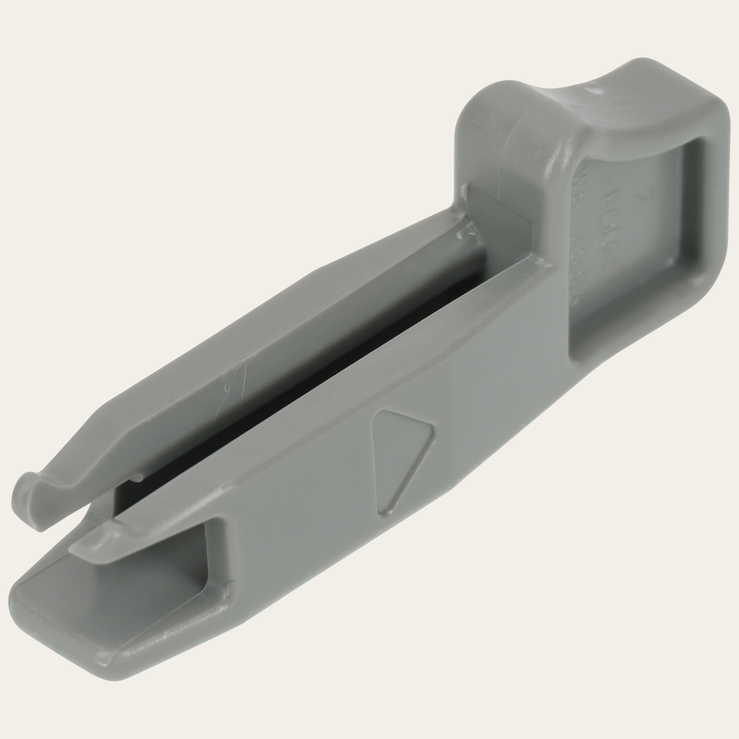 Basket stopper for basket rail