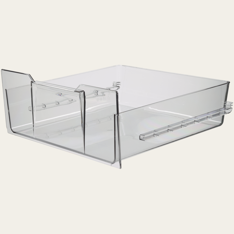 Freezer box top smoked glass