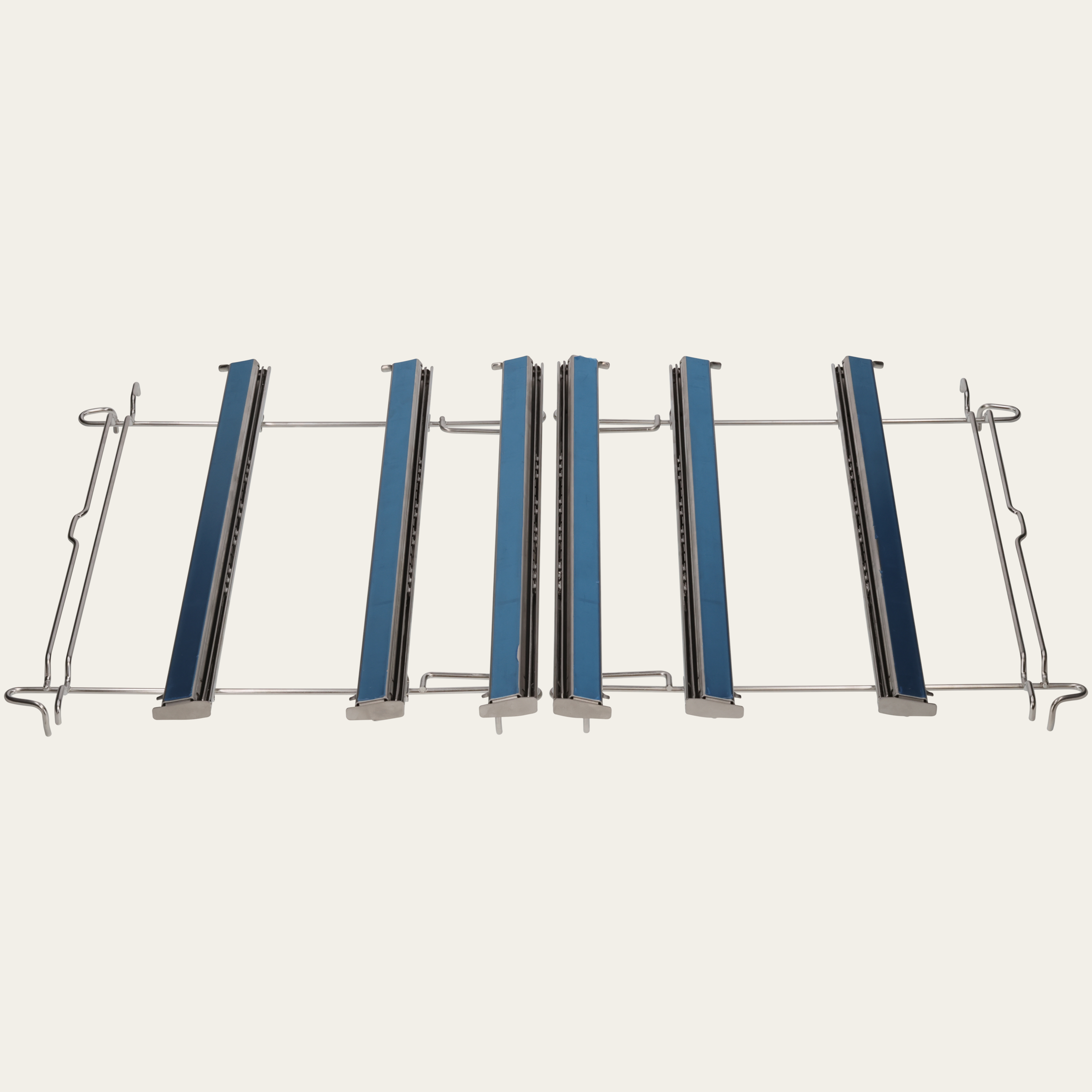 Fully extending runner, 3 levels, for appliance height 60 cm