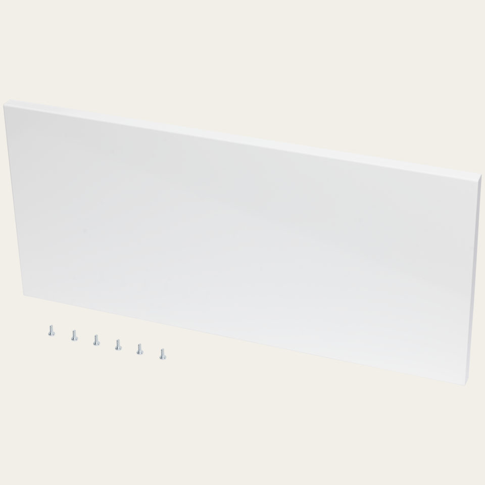 Cache frontal, L 550 x H 251 mm, Blanc