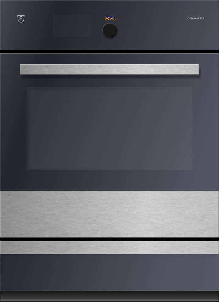 V-ZUG Backofen Combair SLP, Breite 55 cm, Design ChromeClass, Designgriff Chrom, 230 oder 400V, Geräteschublade beheizbar, pyrolytische SelbstreinigungHINWEIS: Produkt standardmässig mit WLAN-Modul ausgestattet (V-ZUG-Homeready)