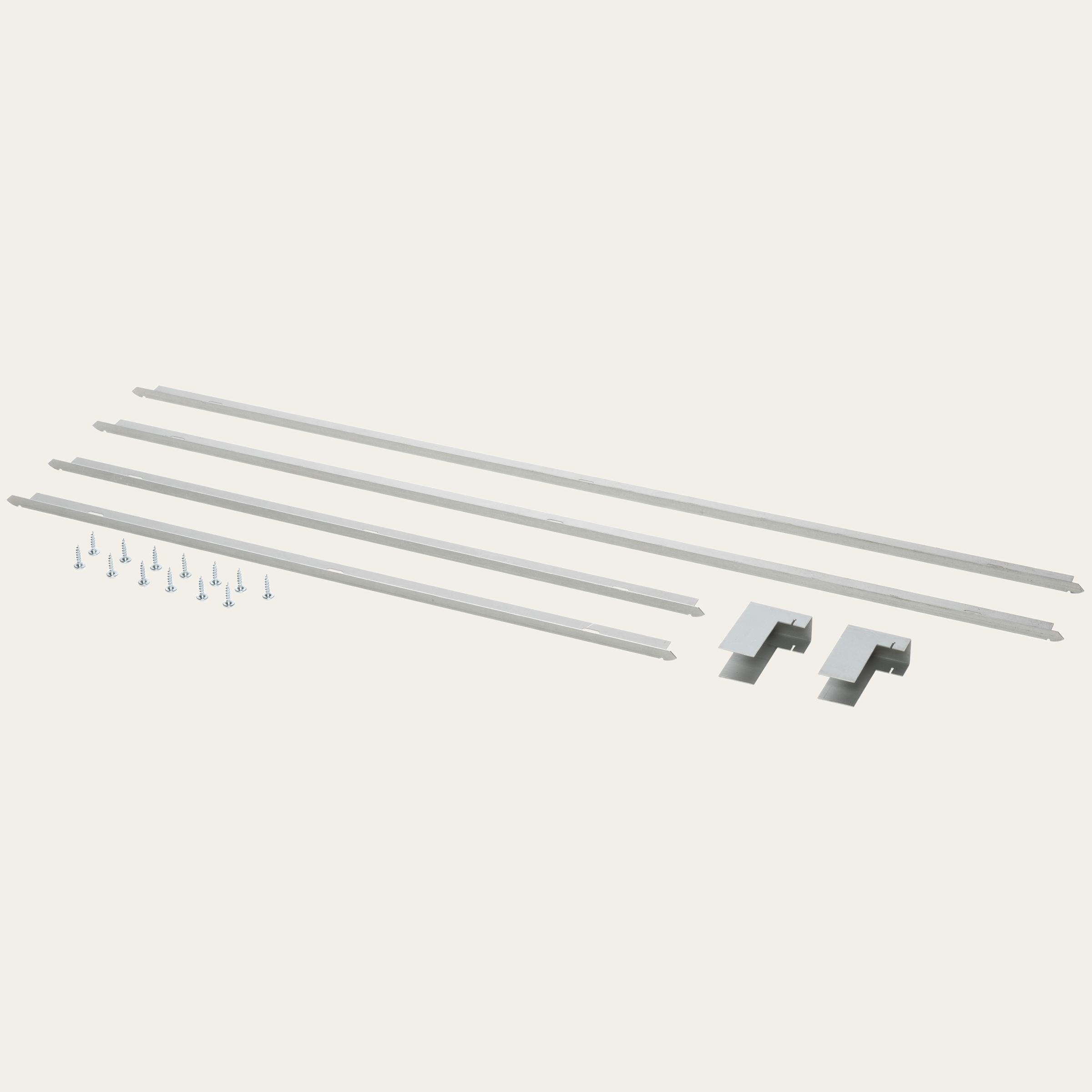 Auflagewinkel-Set, flächenbündig, Baugrösse 70