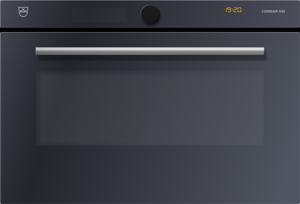 V-ZUG Backofen Combair HSE, Breite 55 cm, Design Spiegelglas, Stangengriff Chrom, 230V