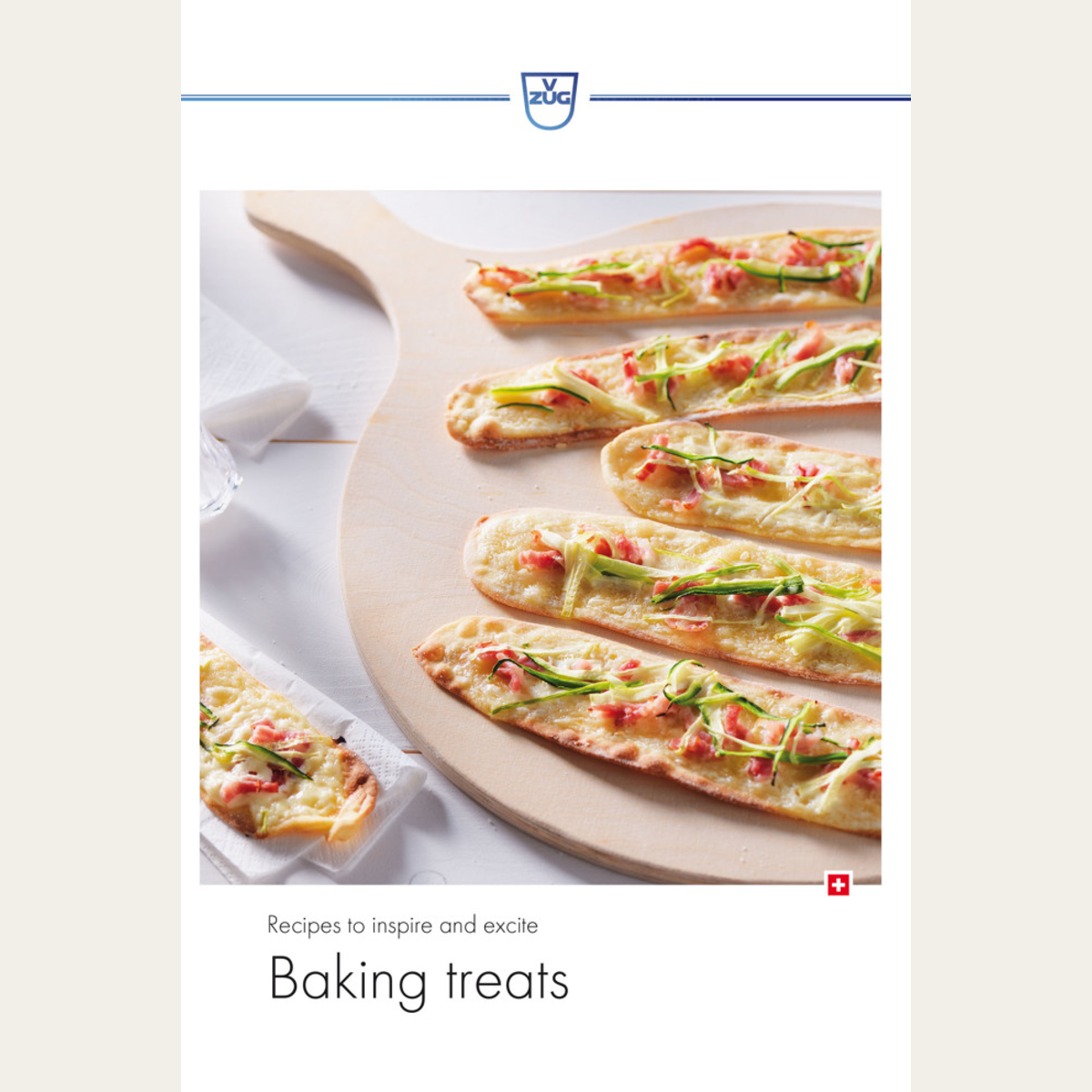 Recipe book 'Baking treats' in English (CH)