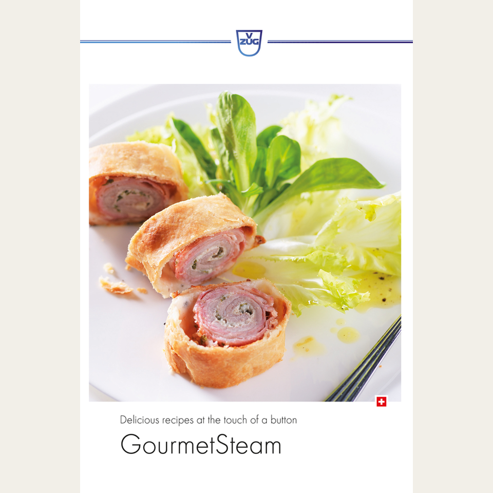 Livre de recettes anglais 'GourmetVapeur' (CH)