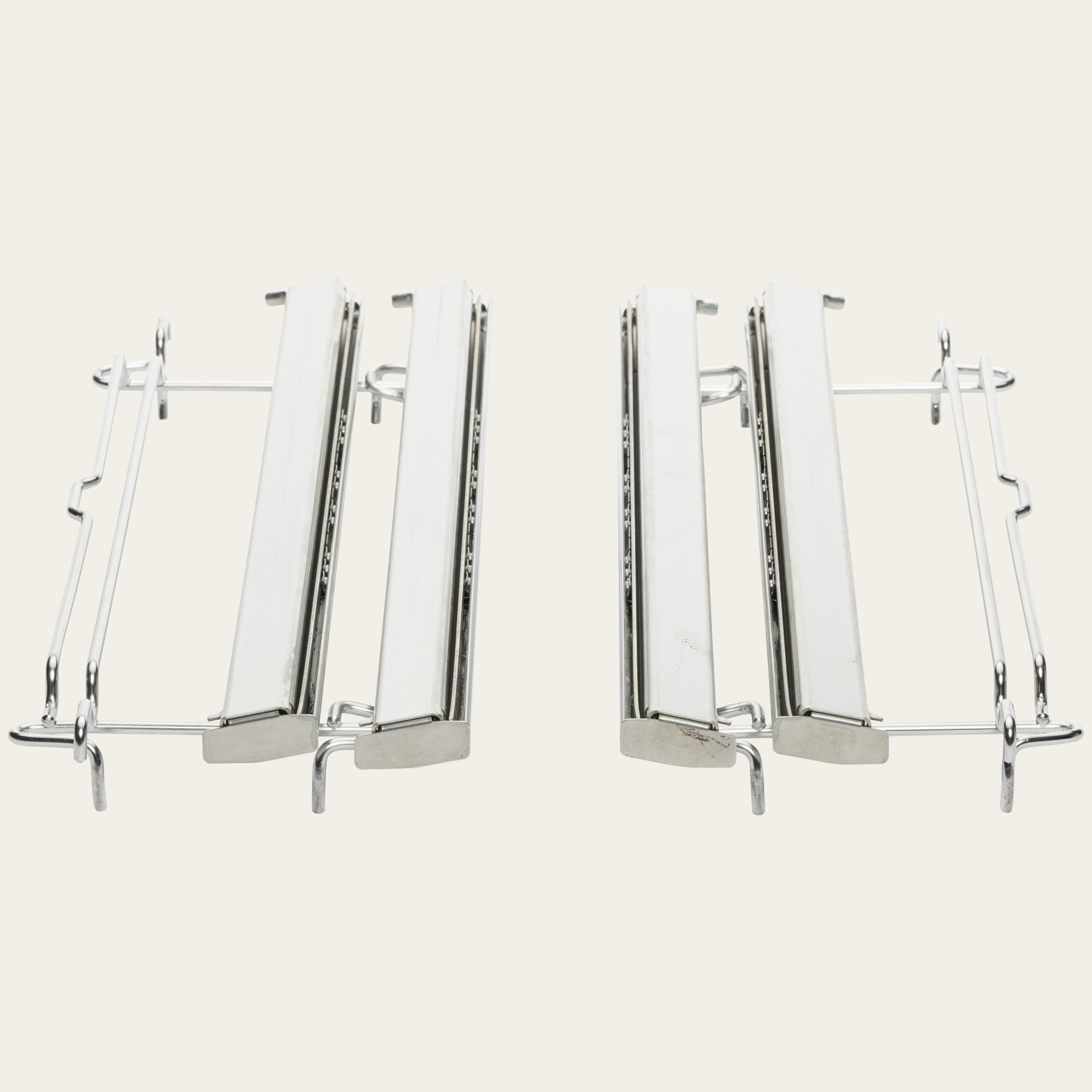 Fully extending runner, 2 levels, for appliance height 38 cm