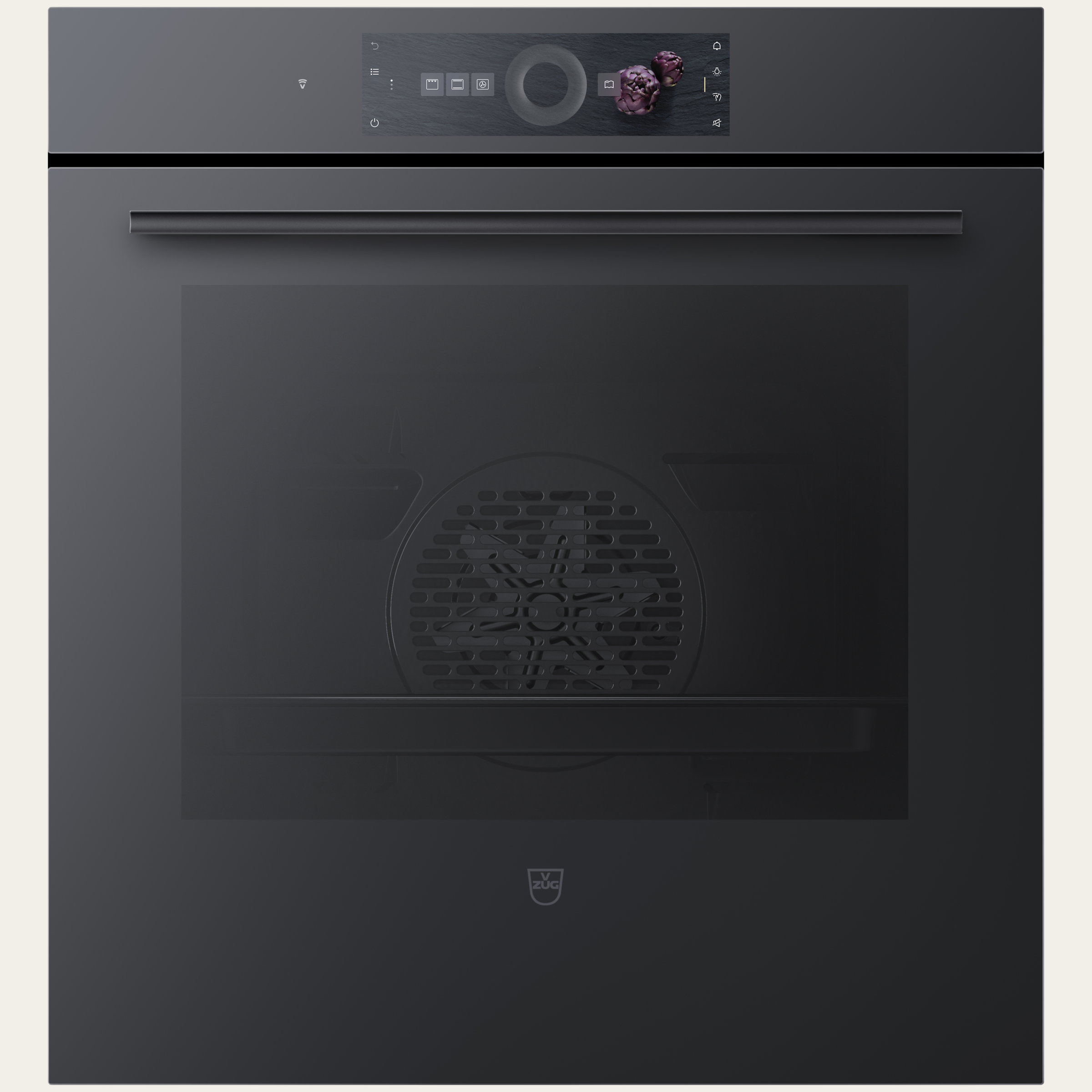 V-ZUG Forno Combair V2000 60C, Standard di larghezza: 55 cm, Norma per l'altezza: 60 cm, Vetro a specchionero, Touchscreen con CircleSlider, V-ZUG-Home, TopClean