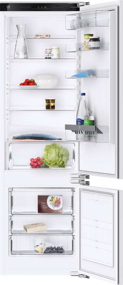 V-ZUG Kühl-/Gefriergerät CombiCooler V2000, Breitennorm: 60.0 cm, Höhennorm: 177.8 cm, Vollintegrierbar, Türanschlag: rechts, Energieeffizienzklasse: A++, TouchControl, NoFrost