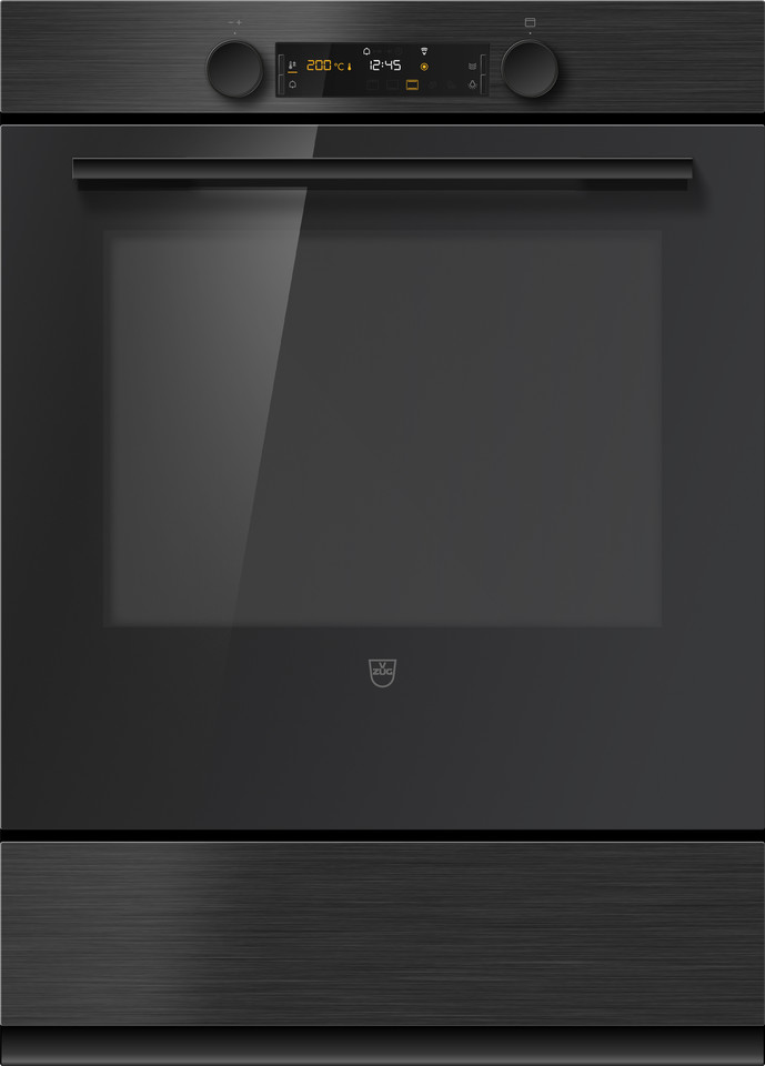 V-ZUG Forno Combair V600, Standard di larghezza: 55 cm, Norma per l'altezza: 76.2 cm, Nero, Maniglia: Nero, interruttore girevole, V-ZUG-Home, TopClean, Cassetto dell'apparecchio