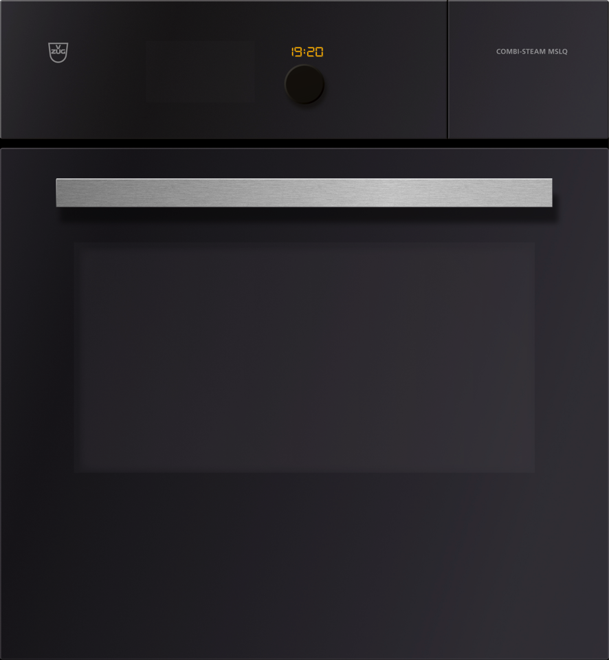 V-ZUG Steamer Combi-Steam MSLQ 60, Standard di larghezza: 60.0 cm, Norma per l'altezza: 60.0 cm, Vetro a specchio, Maniglia design cromata,TouchControl e bottone di regolazione, V-ZUG-Home, Microonde