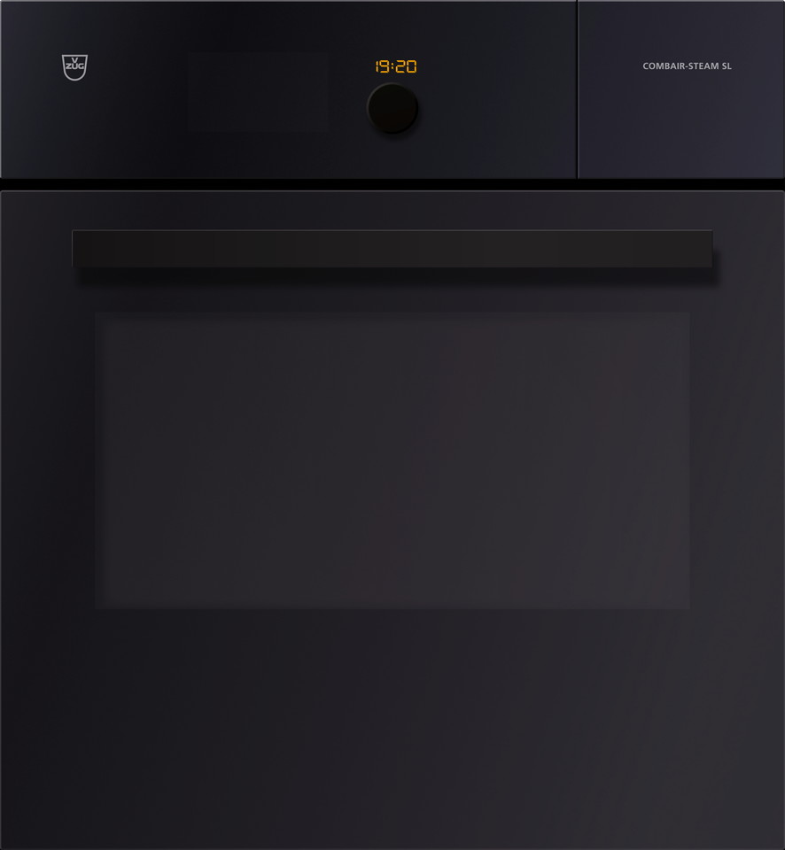 V-ZUG Steamer Combair-Steam SL, Breite 55 cm, Design Spiegelglas, Designgriff Nero, 230 oder 400V, KurzmodellHINWEIS: Produkt standardmässig mit WLAN-Modul ausgestattet (V-ZUG-Homeready)