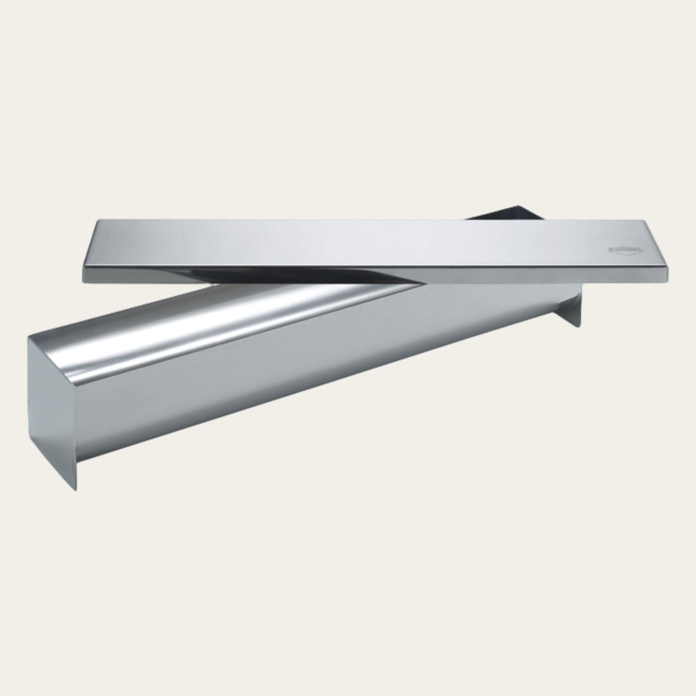 Stainless steel terrine mould, U-shaped, 60 × 60 × 300 mm
