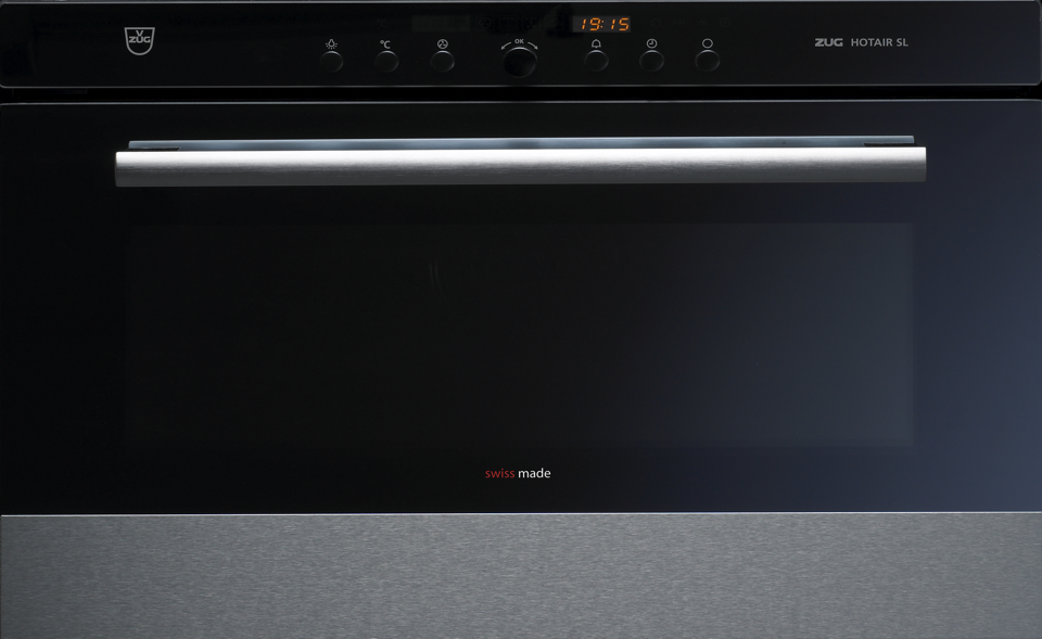 V-ZUG Oven Hotair SL, Stainless Steel, height 38 cm, TopClean