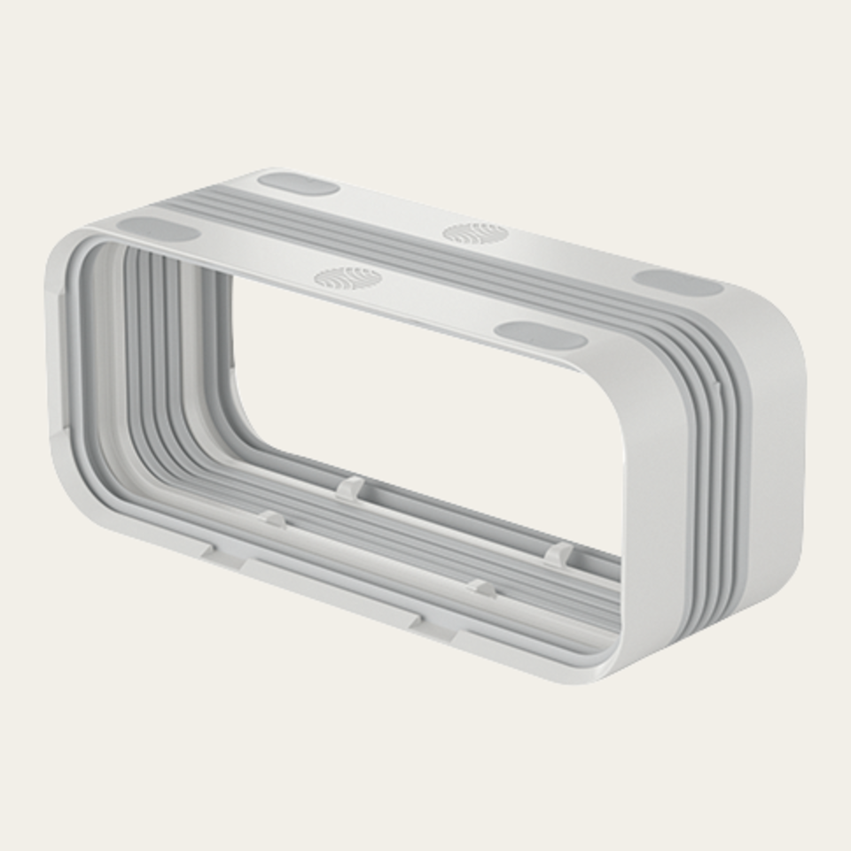 Prime connettore universale per canale piatto, lunghezza 85 mm