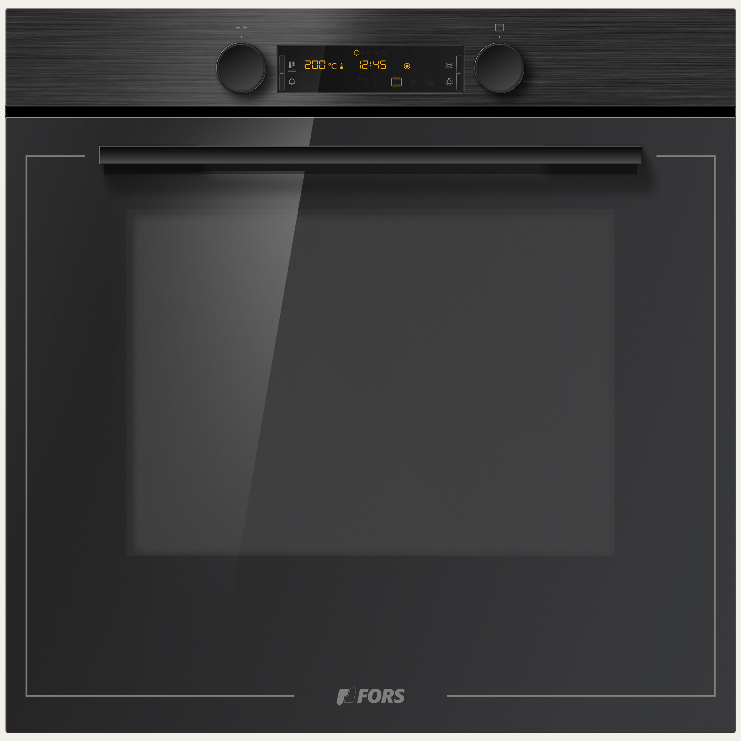 Apparechio di riferimento OEM: V-ZUG Forno Combair V400, Standard di larghezza: 60 cm, Norma per l'altezza: 60 cm, Nero, Maniglia: Nero, interruttore girevole, V-ZUG-Home