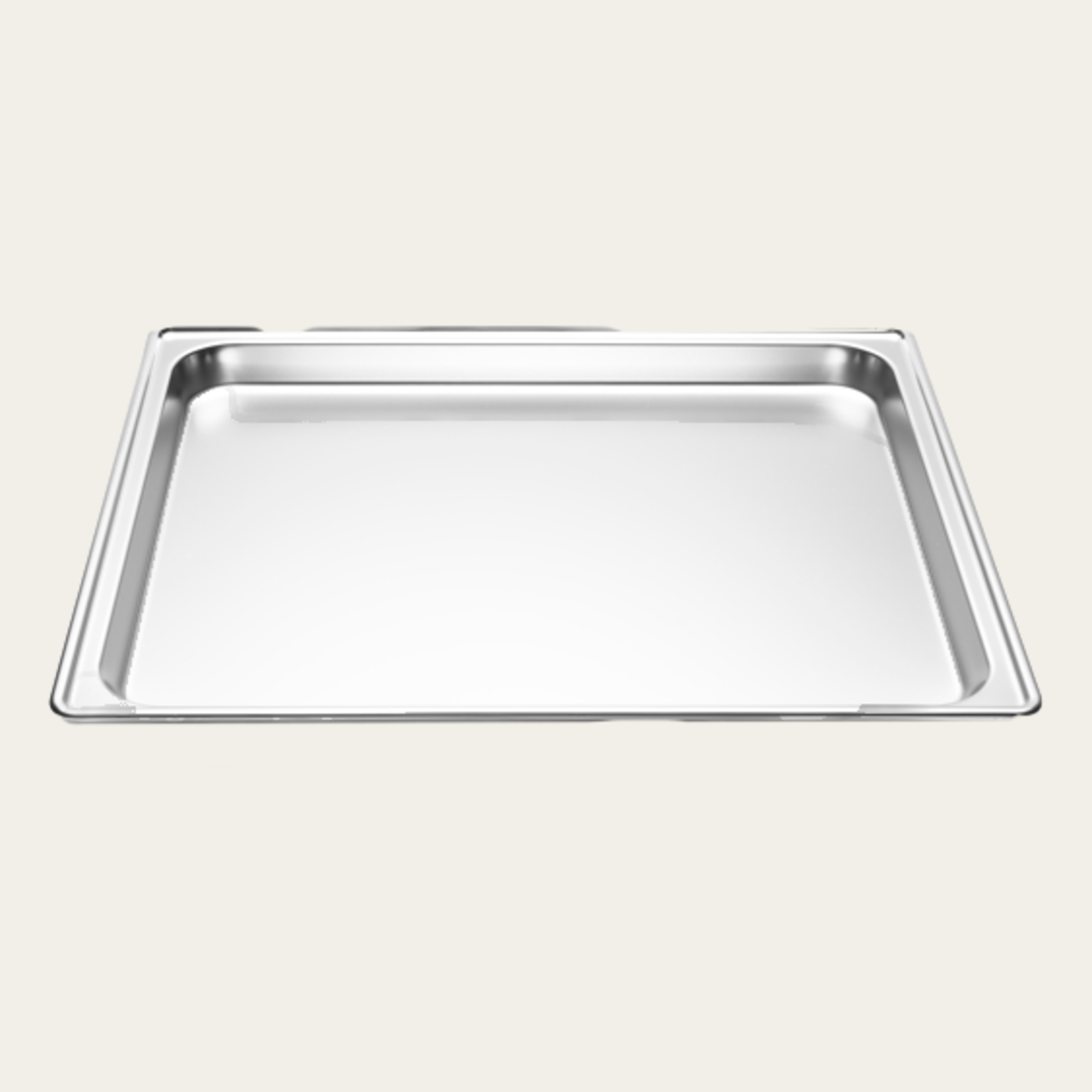 Plaque en acier inox sans trous, 452 x 380 x 28 mm