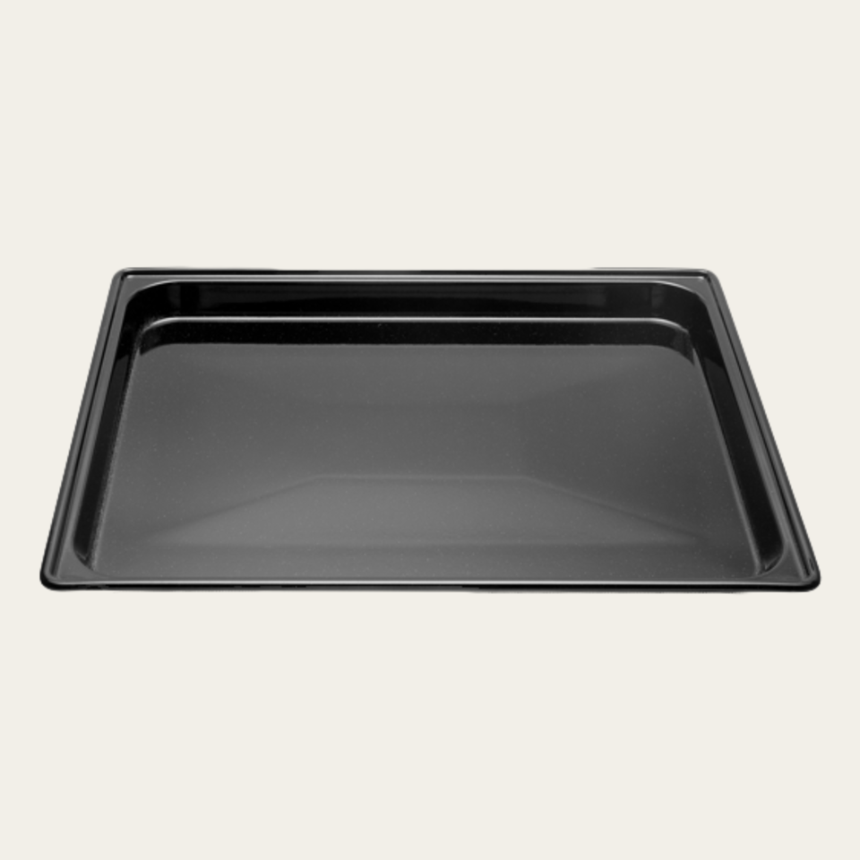 Baking tray, dual enamel, 430 x 370 x 25mm