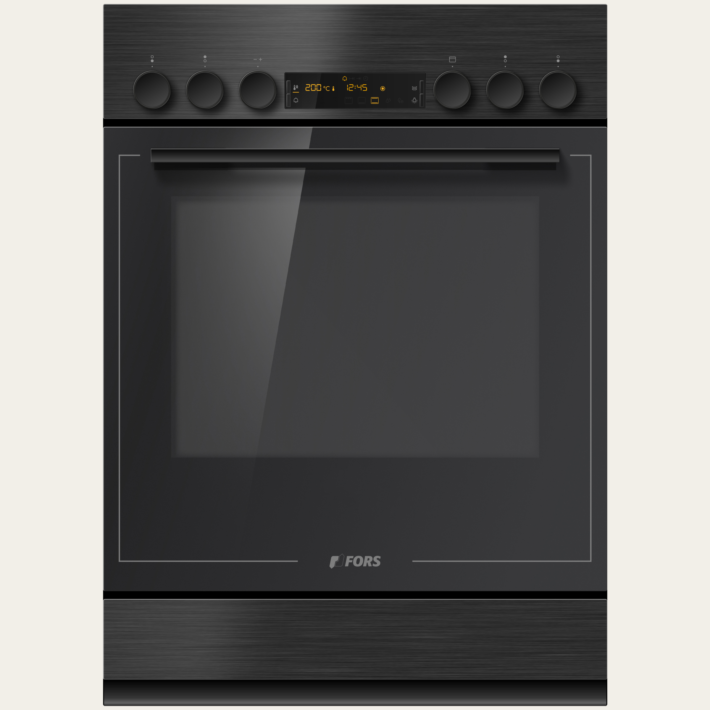 Reference unit OEM: V-ZUG Cooker Combair V400, Standard width: 55 cm, Standard height: 76.2 cm, Nero, Handle: Nero, dial, V-ZUG-Home, Appliance drawer, Numberof controllable cooking zones: 4
