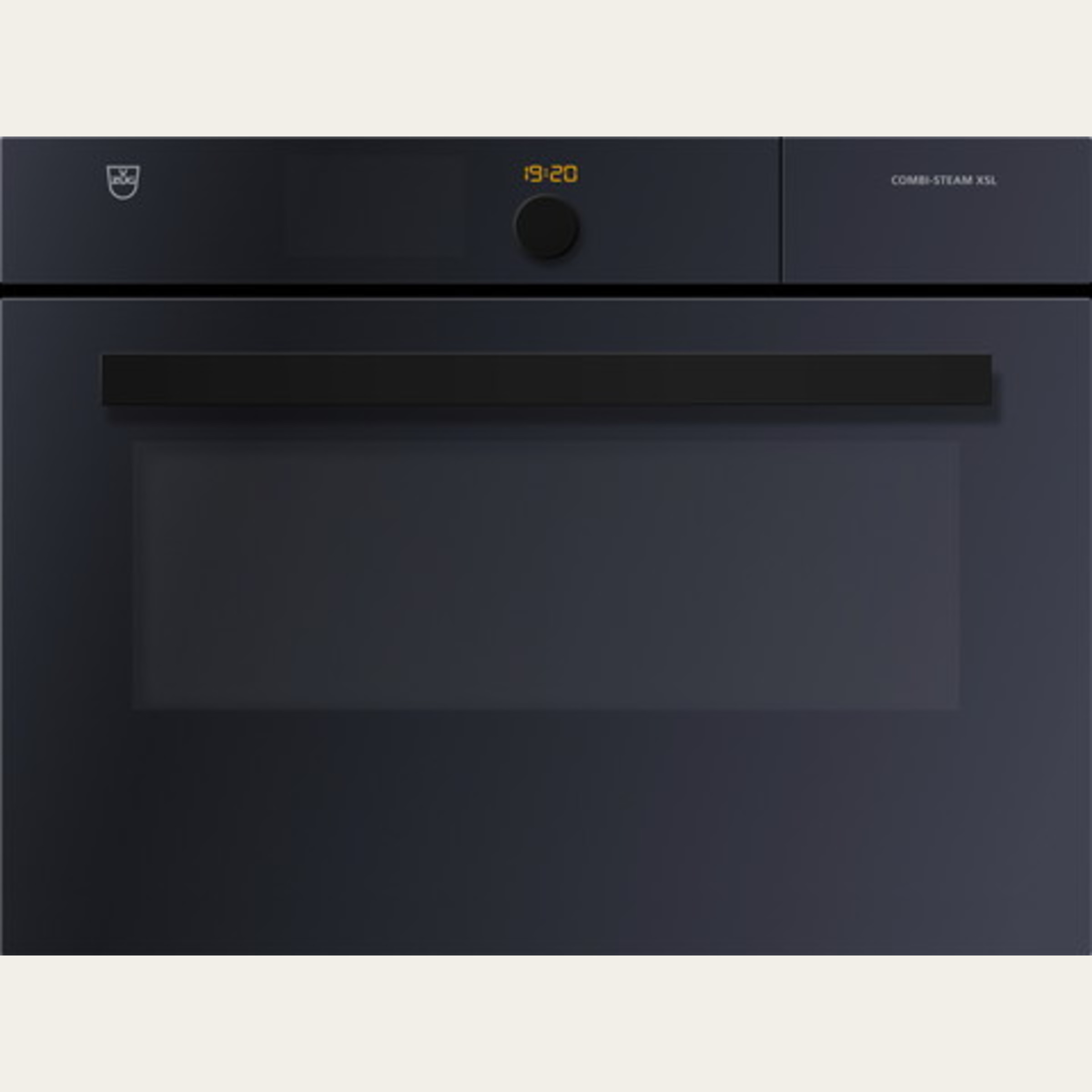 V-ZUG Steamer Combi-Steam XSL 60, Breitennorm: 60, Höhennorm: 45.0, Spiegelglas, Griff: Designgriff Nero,TouchControl und Einstellknopf, V-ZUG-Home, Festwasser-Anschluss