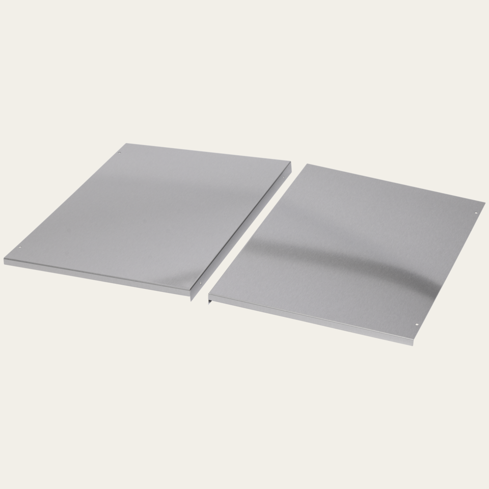 Side-panel protective plate, 1 pair, 350 mm, ChromeClass