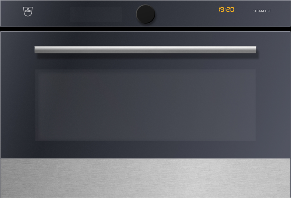 V-ZUG Steamer Steam HSE, Breite 60 cm, Design ChromeClass, Stangengriff Chrom, 230V