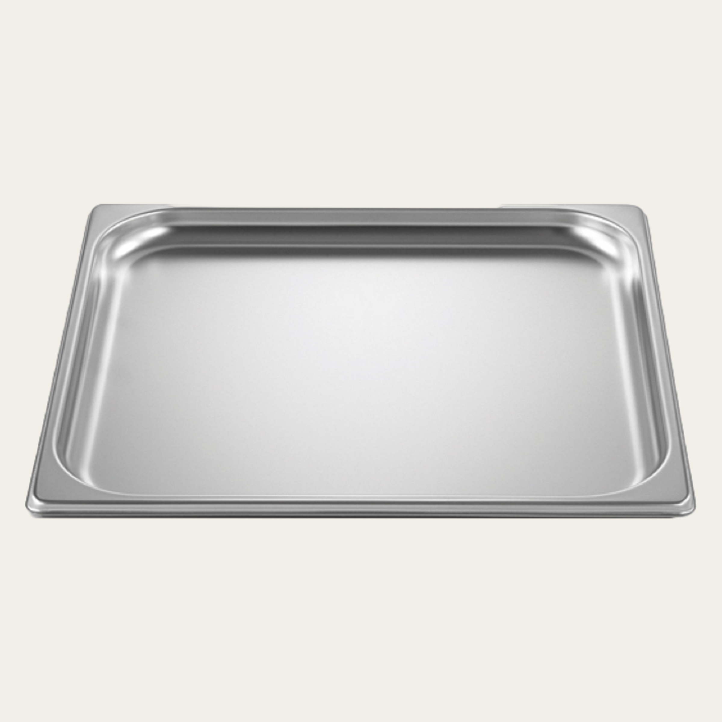 Plaque en acier inox sans trous 2/3 GN, Hauteur 20 mm