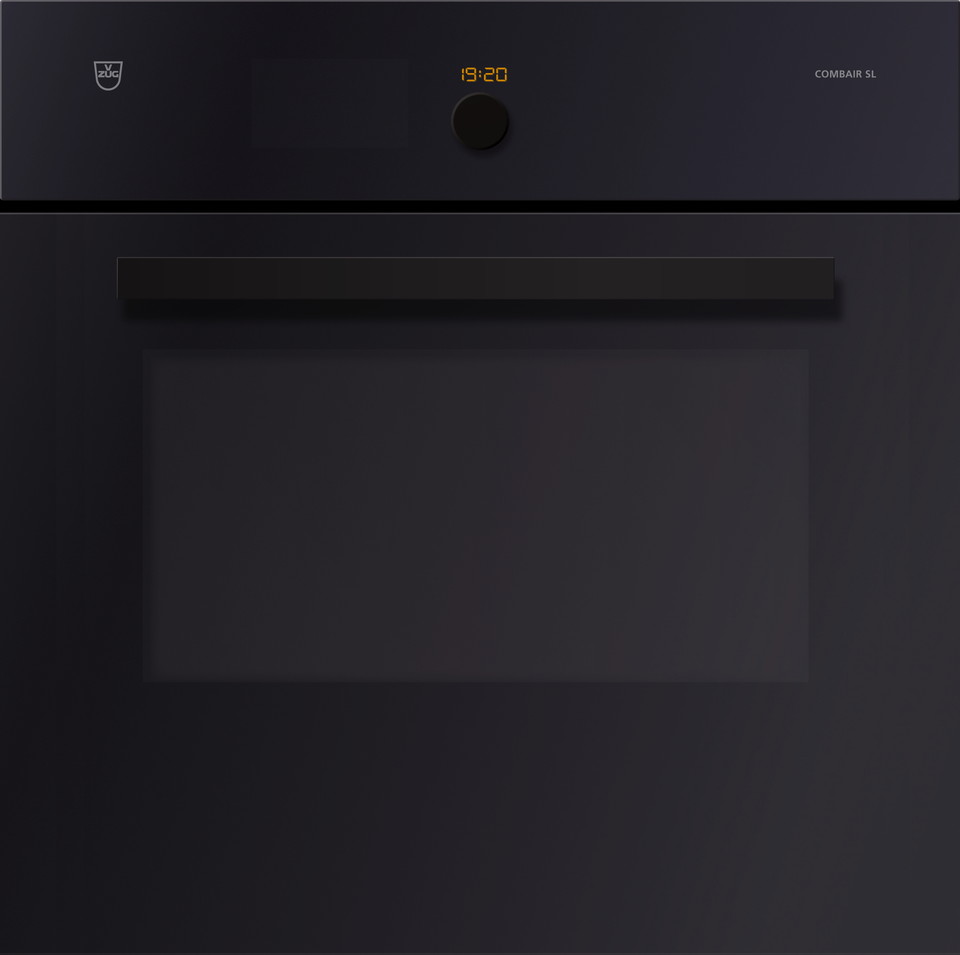 V-ZUG Backofen Combair SL, Breite 55 cm, Design Spiegelglas, Designgriff Nero, 230 oder 400V, KurzmodellHINWEIS: Produkt standardmässig mit WLAN-Modul ausgestattet (V-ZUG-Homeready)