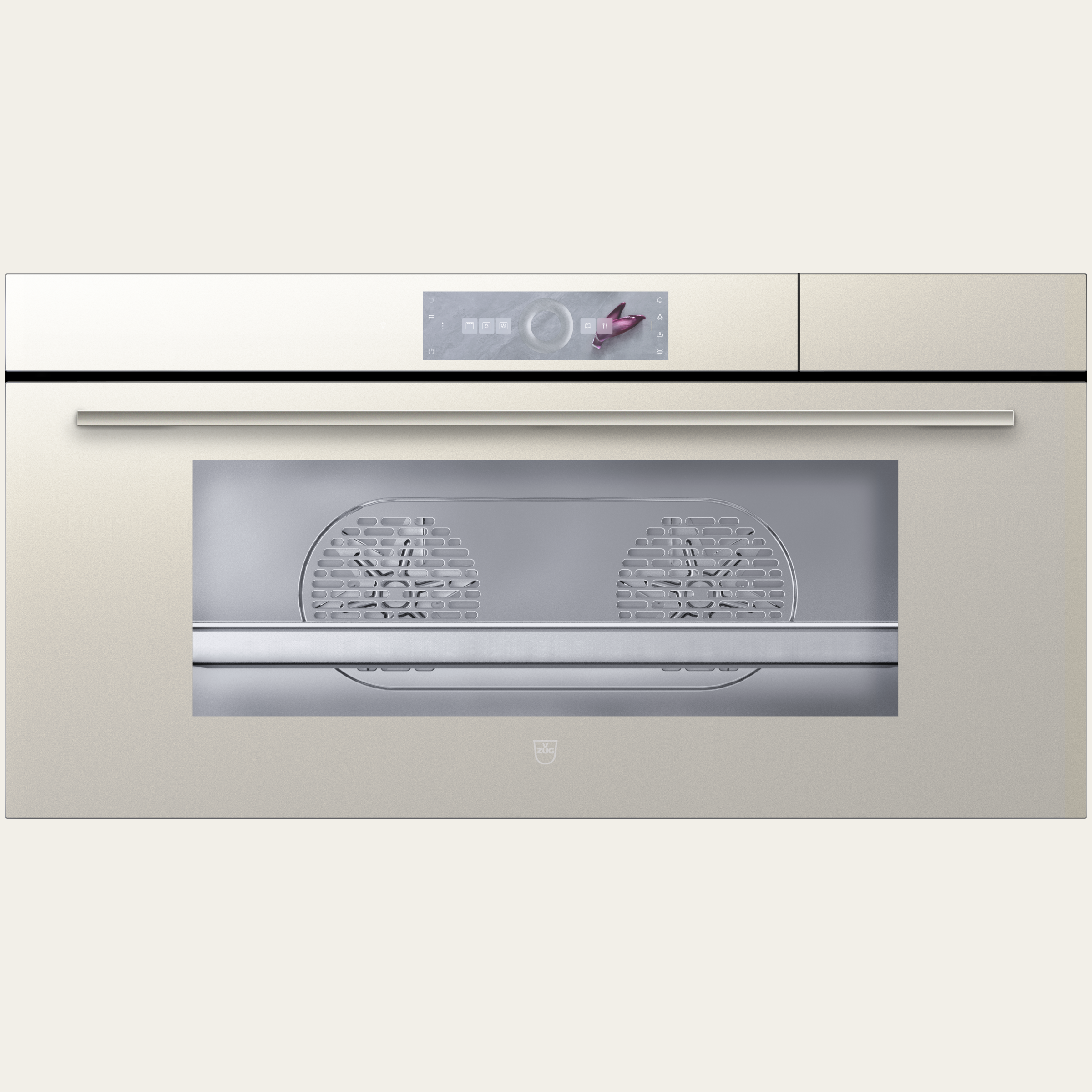V-ZUG Steam cooker CombiSteamer V6000 45L Grand, Standard width: 90 cm, Standard height: 45 cm, Pearl mirror glass, Touchscreen with CircleSlider, V-ZUG-Home