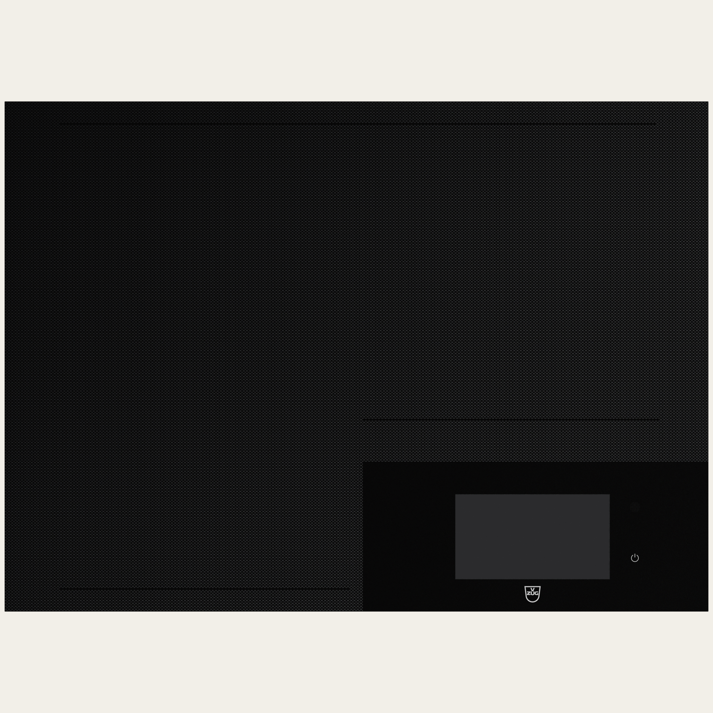 V-ZUG Kogeplade CookTop V6000 I705 FullFlex, Induktion, Breddestandard: 70 cm, Sort, DualDesign, Single slider, Slider-betjening, Kogezoner: Fleksible kogeplader