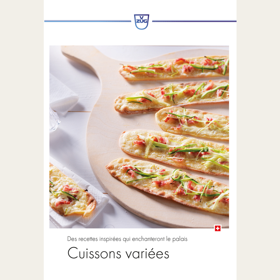 Livre de recettes français 'Cuissons variées' (CH)