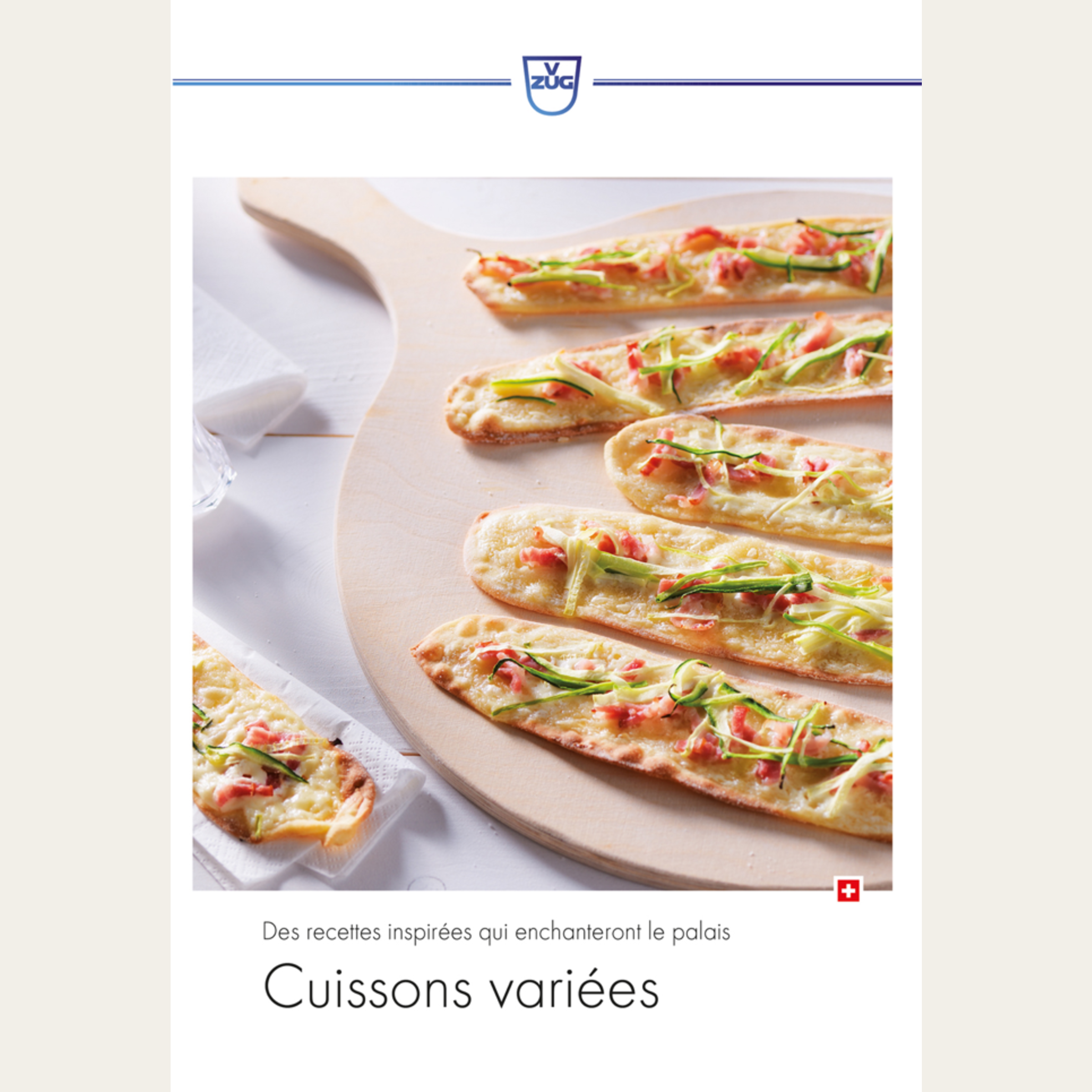 Livre de recettes français 'Cuissons variées' (CH)