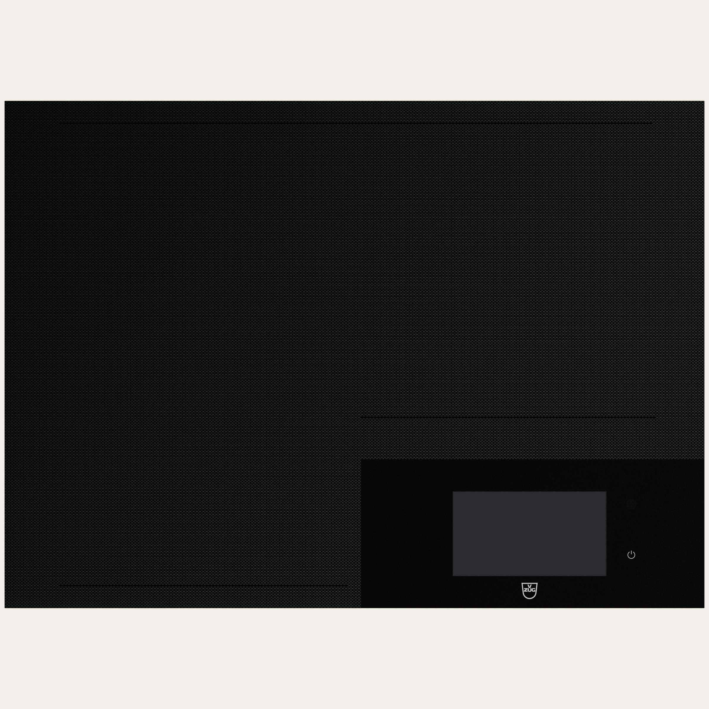 V-ZUG Hob CookTop V6000 I705 FullFlex, Induction, Standard width: 70 cm, black, DualDesign, Single slider, Slider control, Cooking zones: Flexible hob