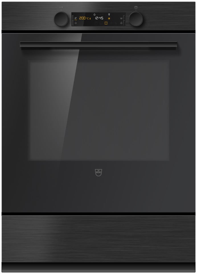 V-ZUG Four Combair V400 76C, Nero