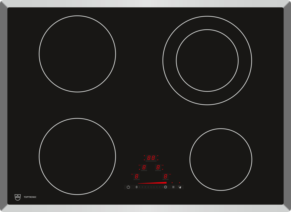 V-ZUG Glass ceramic hob Toptronic GK45TEXSC