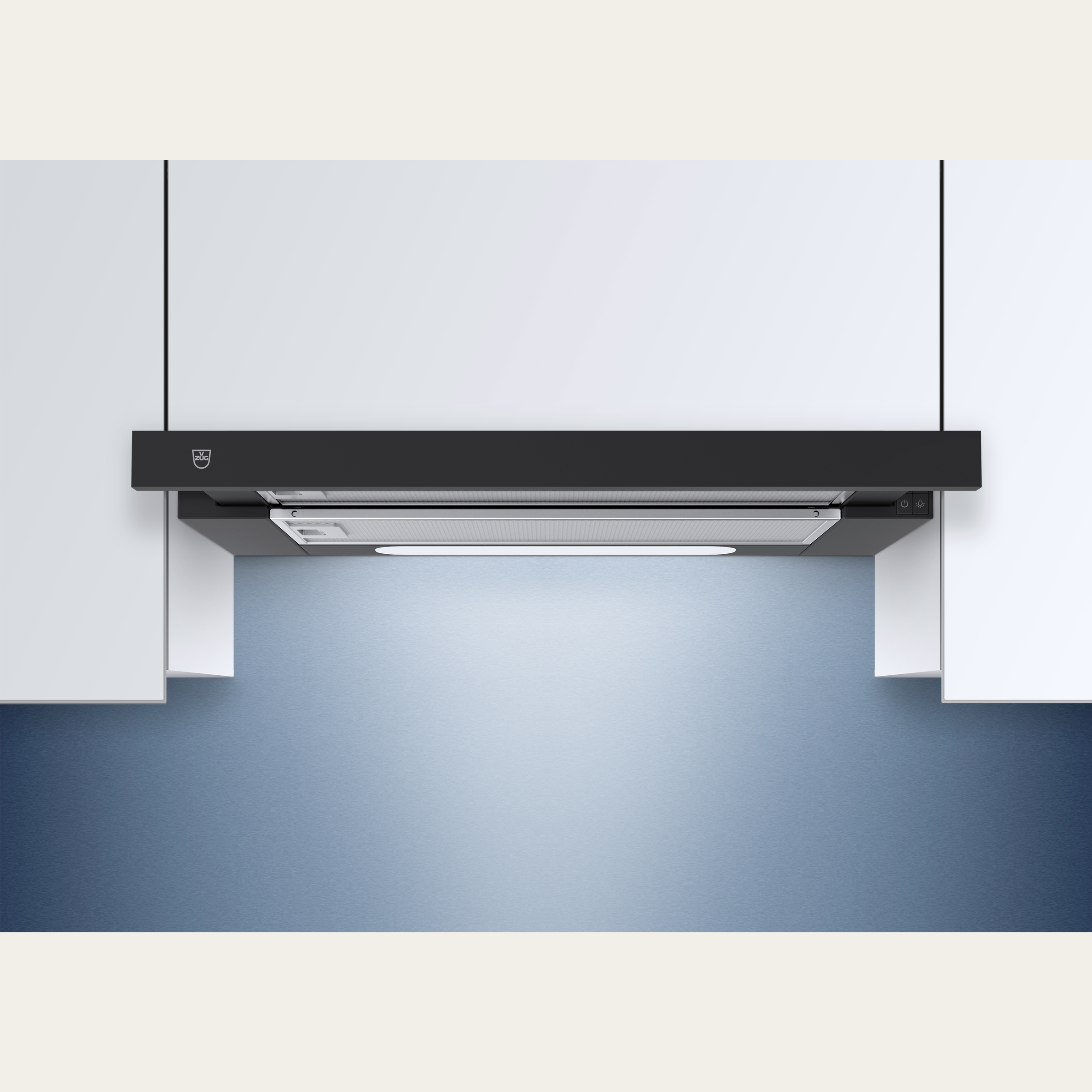 V-ZUG Built-in range hood DF6, nero