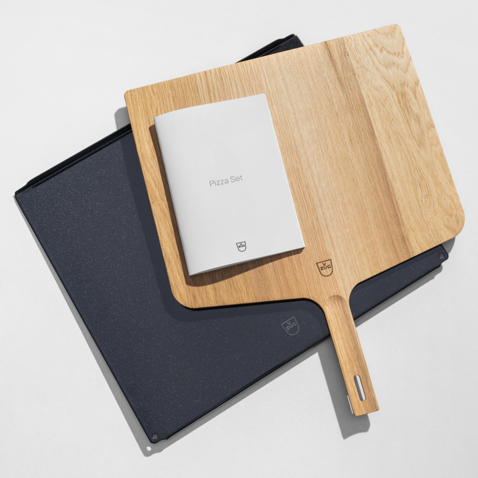 Pizza set (with shovel made of oak wood)