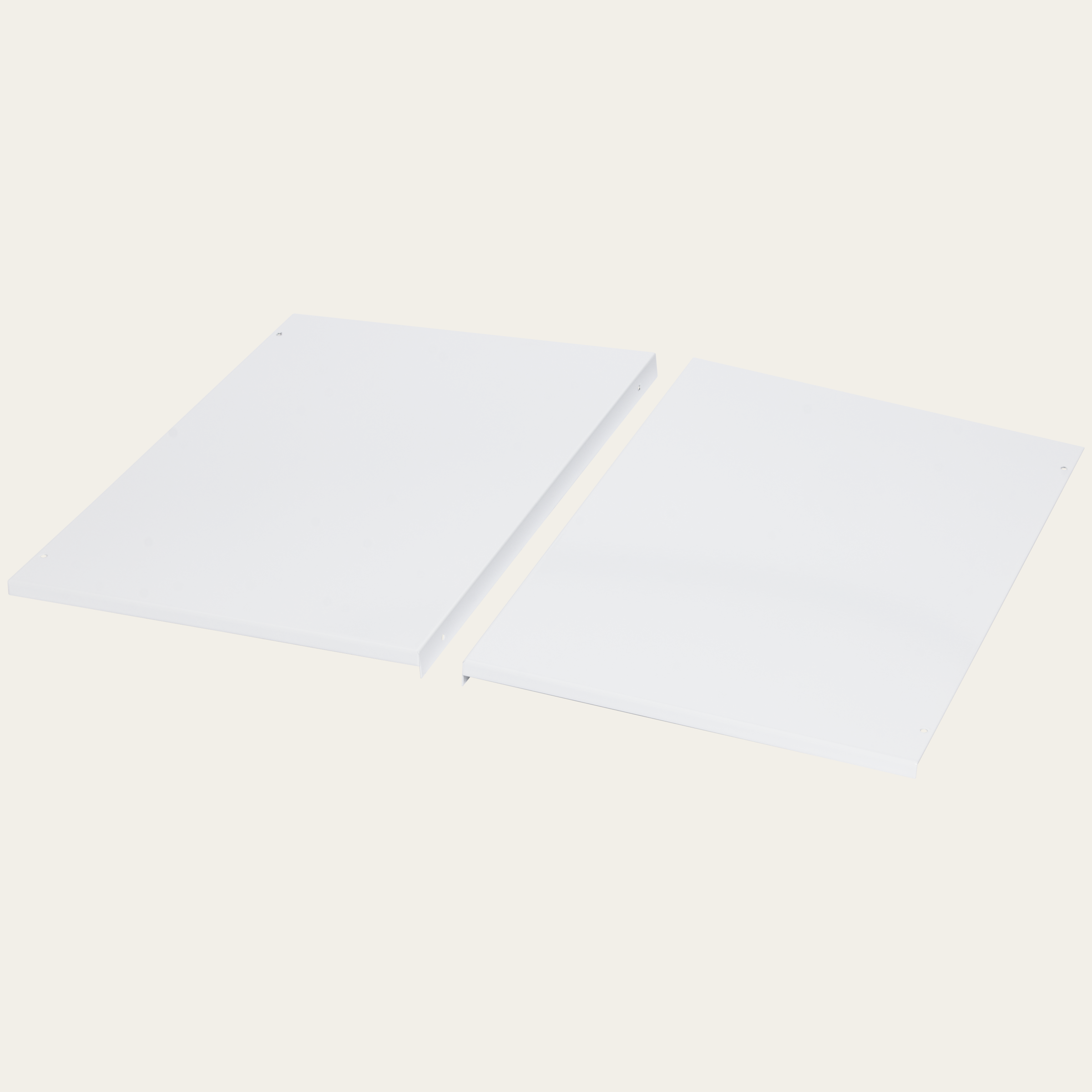 Paroi latérale protection, 1 paire, 370 mm, Blanc
