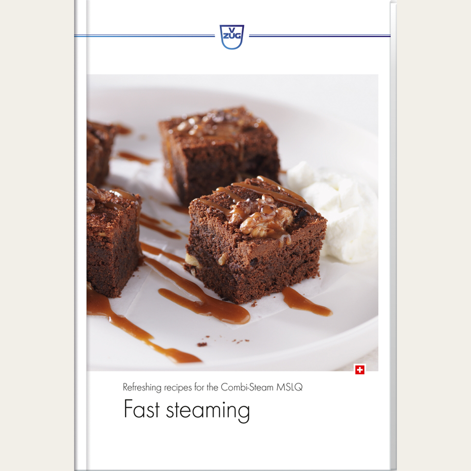 Recipe book 'Fast steaming' in English (CH/Int.)