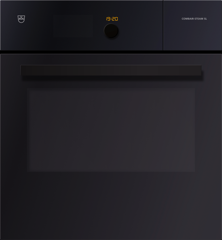 V-ZUG Steamer Combair-Steam SL 60, Breitennorm: 60, Höhennorm: 60.0, Spiegelglas, Griff: Designgriff Nero,TouchControl und Einstellknopf