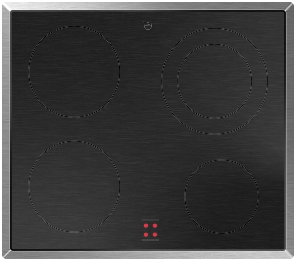 V-ZUG Table de cuisson CookTop V200 E604, Corps de chauffe à rayonnement, Norme