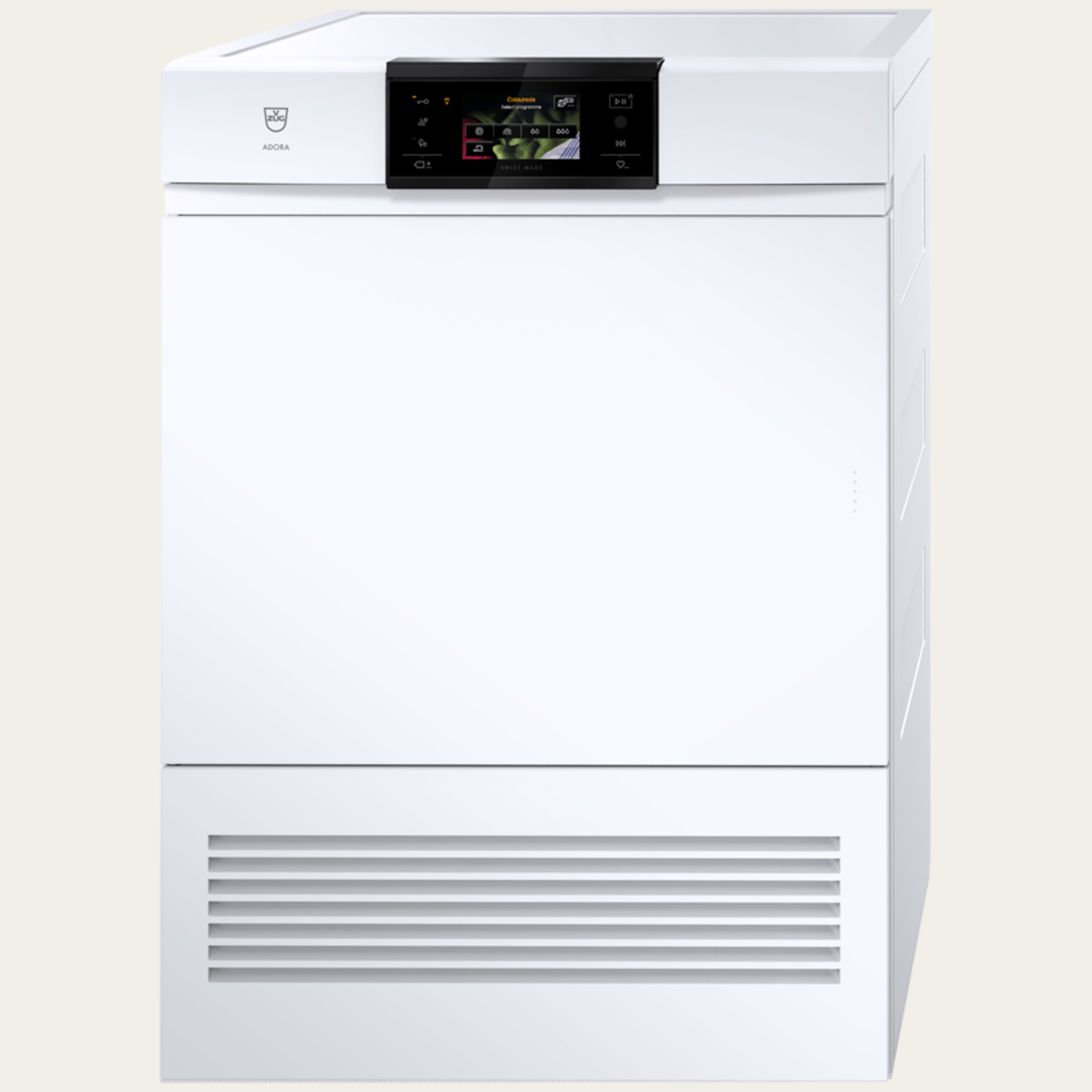 V-ZUG Tumble dryer AdoraDry V6000, Door hinge: Right, V-ZUG-Home, Nominal capacity: 7 kg, Full-colour graphic display, touchscreen, Air transport according toUN 3358 prohibited