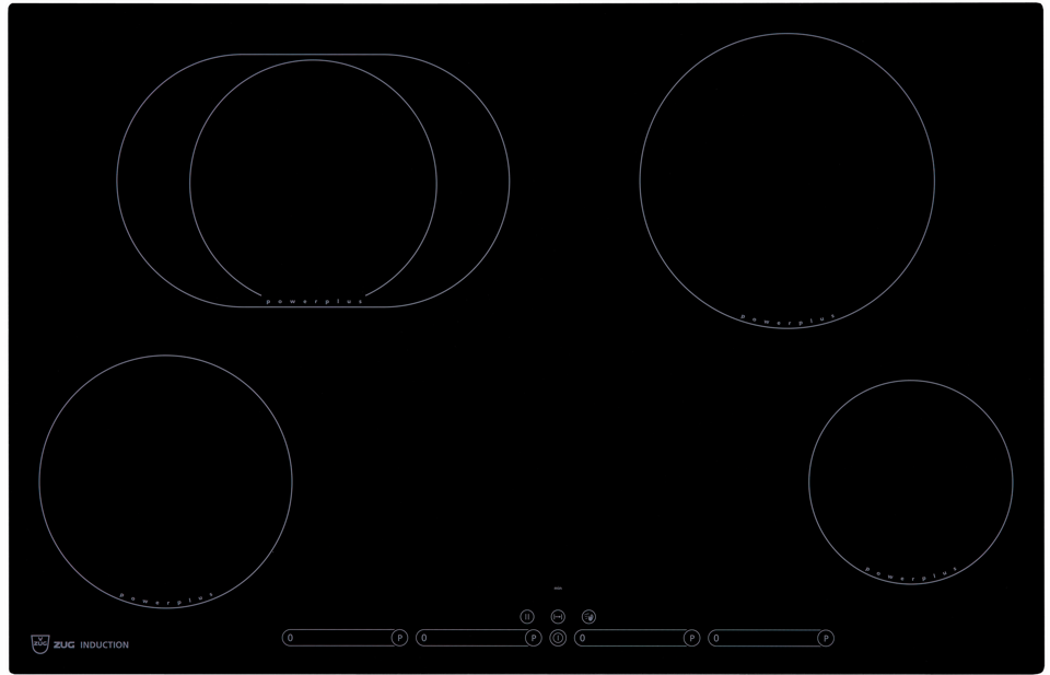 V-ZUG Induction hob GK46IABSF Slider, flat version, warming zone