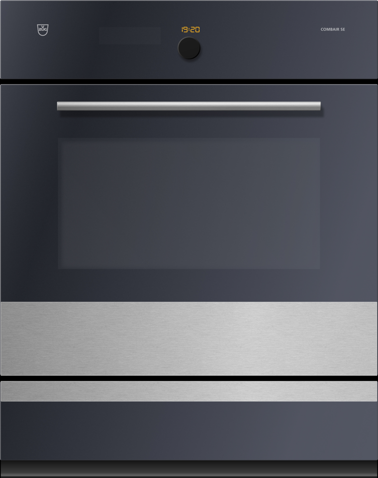 V-ZUG Backofen Combair SE, Breite 55 cm, Design ChromeClass, Stangengriff Chrom, 230 oder 400V, Geräteschublade beheizbar