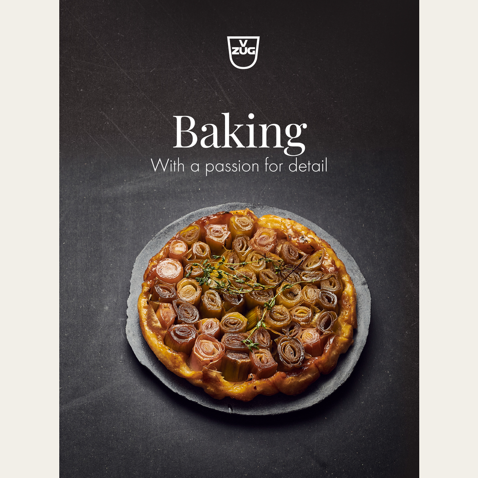 Recipe book 'Baking – With a passion for detail' in English